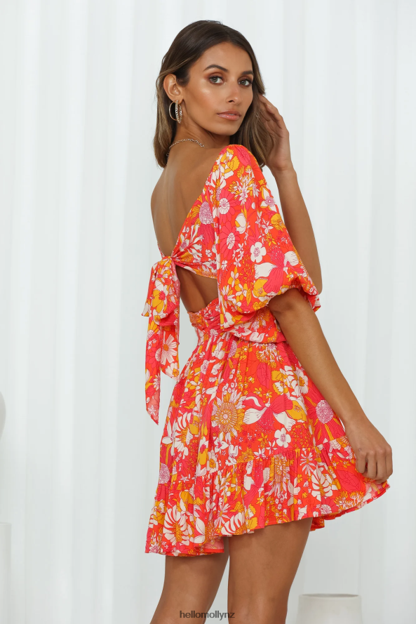 Hello Molly Keep The Joy Dress Orange PBN8861432 Clothing