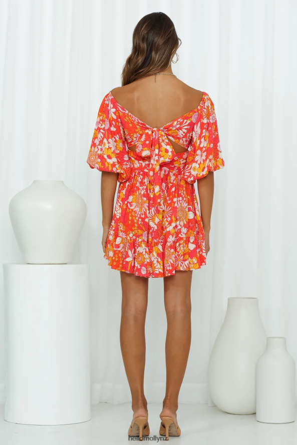 Hello Molly Keep The Joy Dress Orange PBN8861432 Clothing