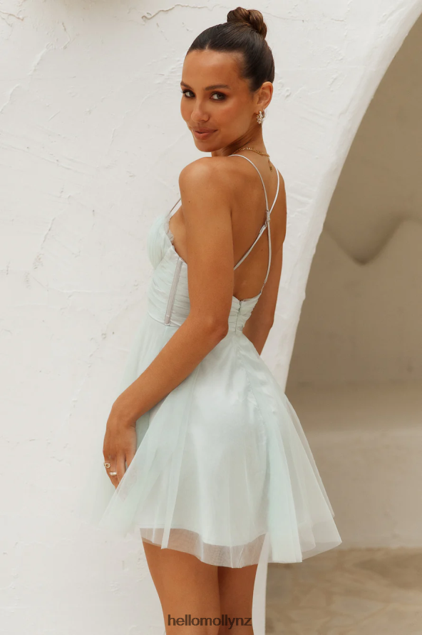 Hello Molly Lighted Touch Dress Pistachio PBN8862443 Clothing