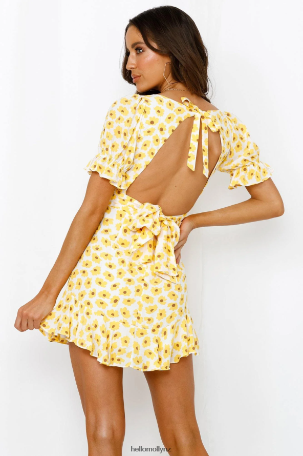 Hello Molly Long Road Dress Yellow PBN8861007 Clothing