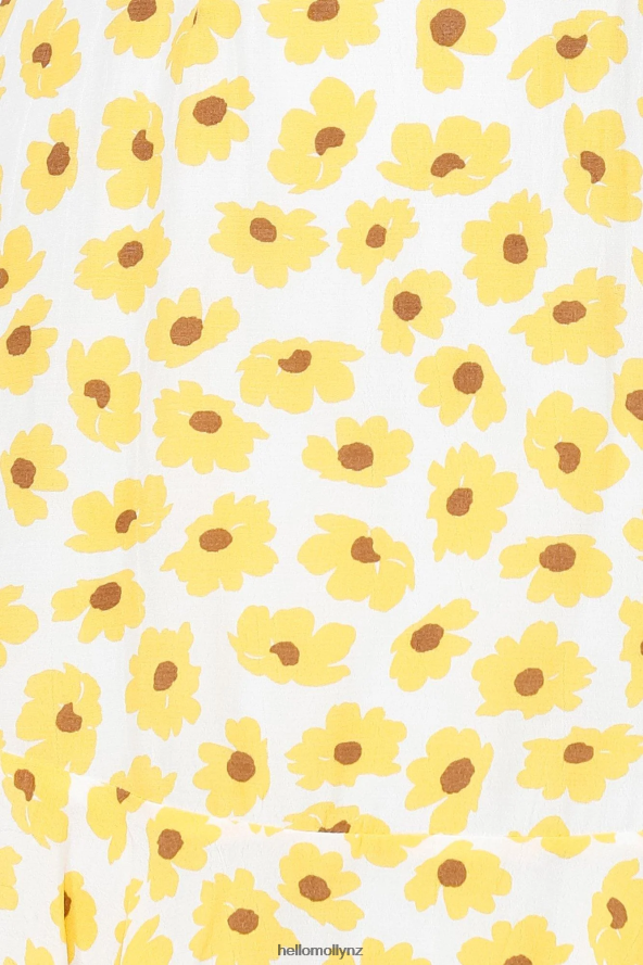 Hello Molly Long Road Dress Yellow PBN8861007 Clothing