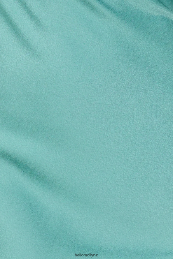 Hello Molly Lover Era Satin Mini Dress Mint PBN8863082 Clothing