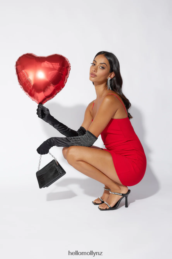 Hello Molly Made To Be Seen Mini Dress Red PBN8863347 Clothing