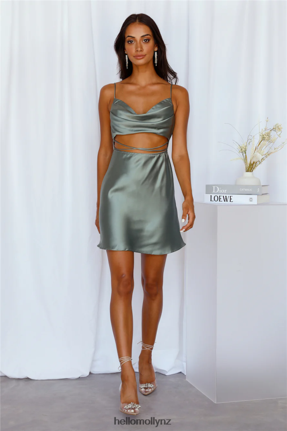 Hello Molly Official Status Dress Green PBN8861595 Clothing