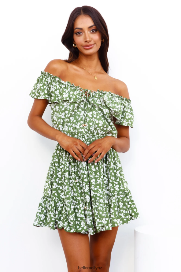 Hello Molly Open Secrets Dress Green PBN8861504 Clothing