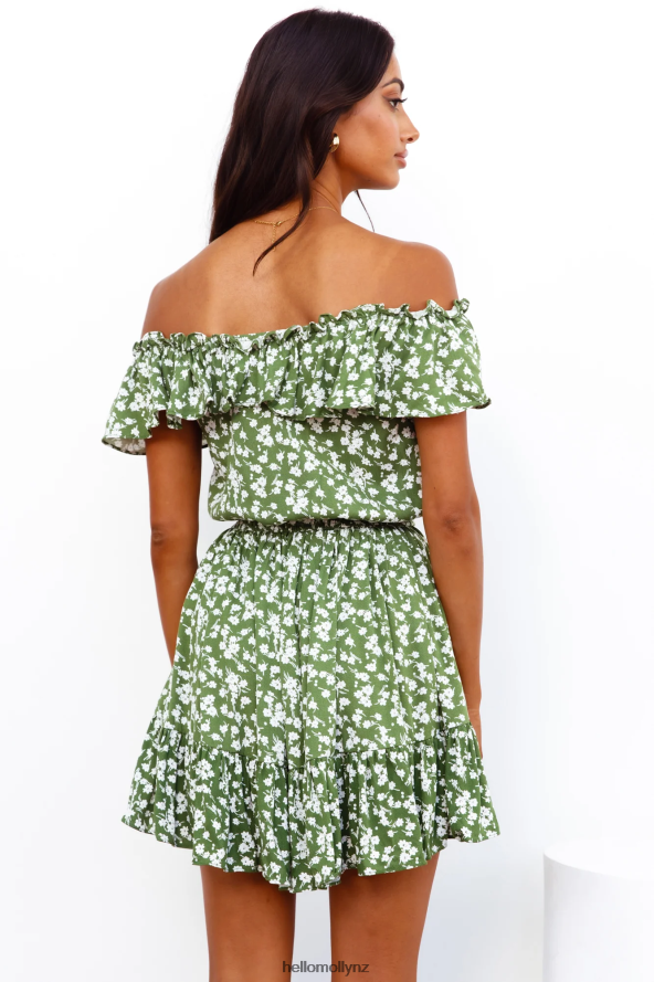 Hello Molly Open Secrets Dress Green PBN8861504 Clothing