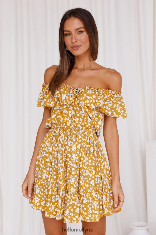 Hello Molly Open Secrets Dress Yellow PBN8862116 Clothing