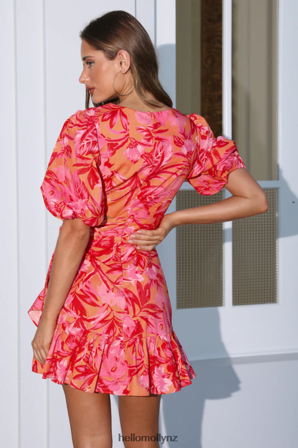 Hello Molly Picnic For Two Mini Dress Orange PBN8862290 Clothing