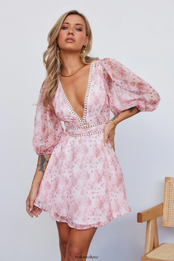 Hello Molly Plane Ride Away Dress Pink PBN8861345 Clothing