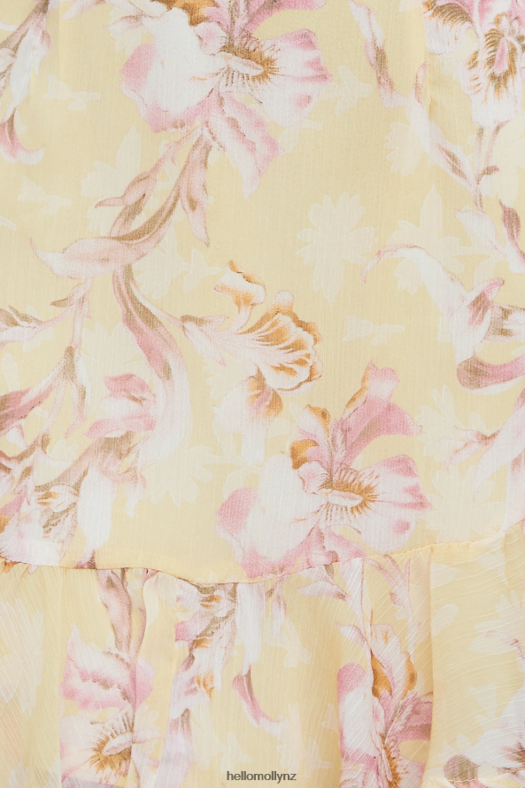 Hello Molly Play Back Dress Yellow PBN8861212 Clothing