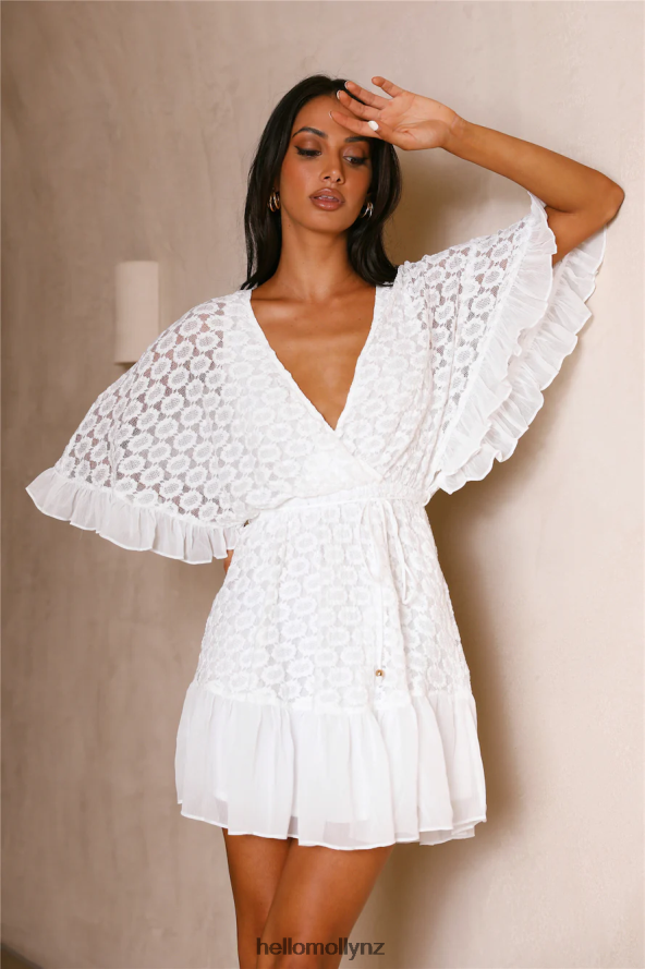 Hello Molly Poppin Heart Dress White PBN886973 Clothing