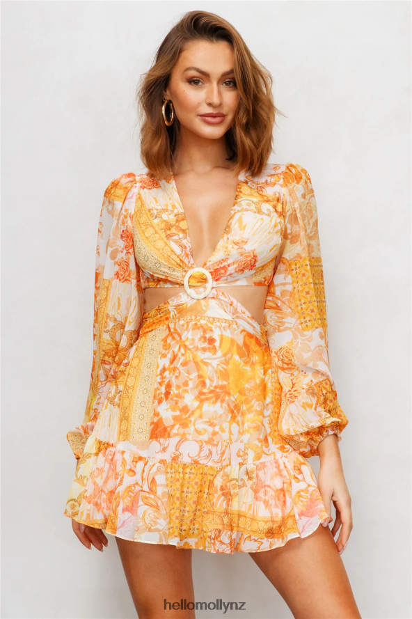 Hello Molly Quartz Soul Dress Yellow PBN8861334 Clothing