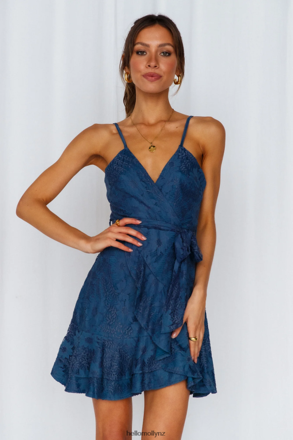 Hello Molly Sherry Dress Navy PBN886361 Clothing
