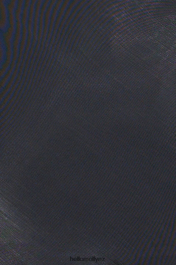 Hello Molly Silk Dreams Satin Mini Dress Black PBN8862329 Clothing