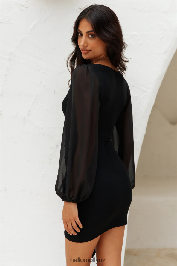 Hello Molly Suave Love Dress Black PBN886921 Clothing