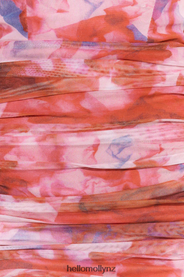 Hello Molly Sultry Moment Mesh Mini Dress Red PBN8862811 Clothing