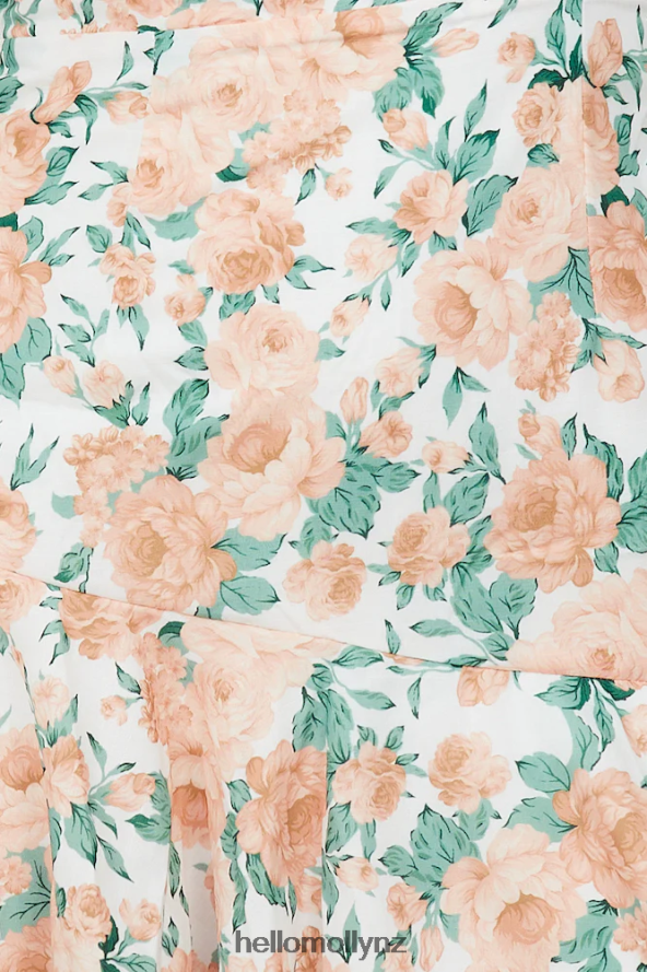 Hello Molly Tangerine Blooms Mini Dress Orange PBN8861612 Clothing