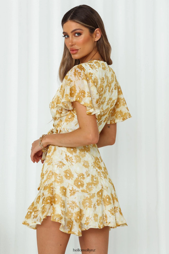 Hello Molly Undivided Attention Dress Yellow PBN886836 Clothing
