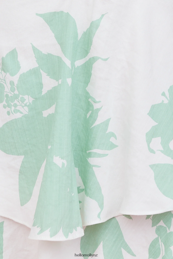 Hello Molly Vacays With You Mini Dress Sage PBN8861841 Clothing