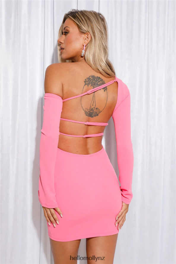 Hello Molly Velvet Moons Mini Dress Pink PBN8863295 Clothing