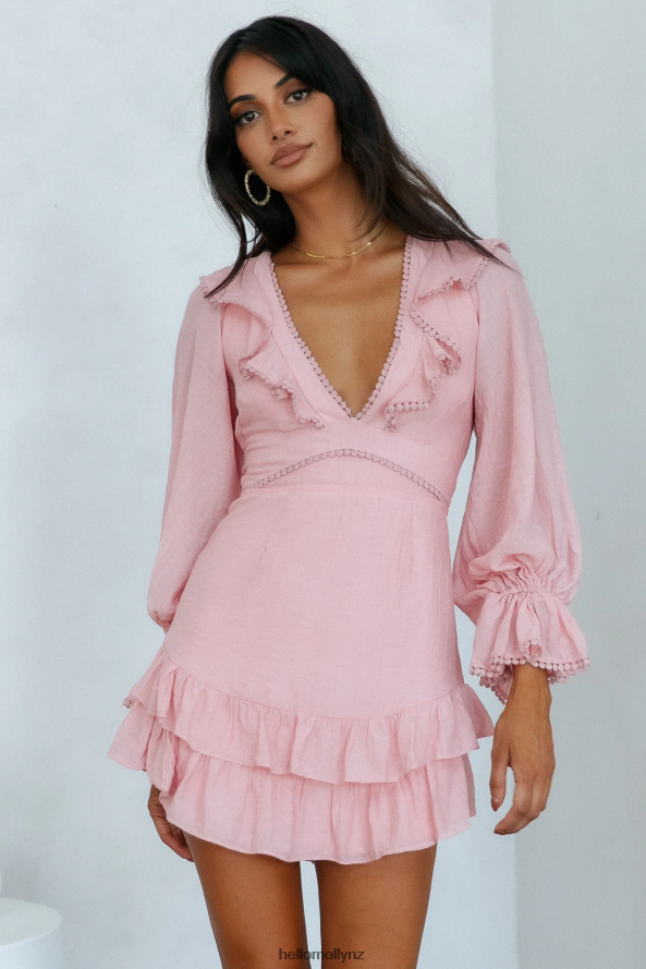 Hello Molly Want To Warn You Dress Pink PBN8861681 Clothing