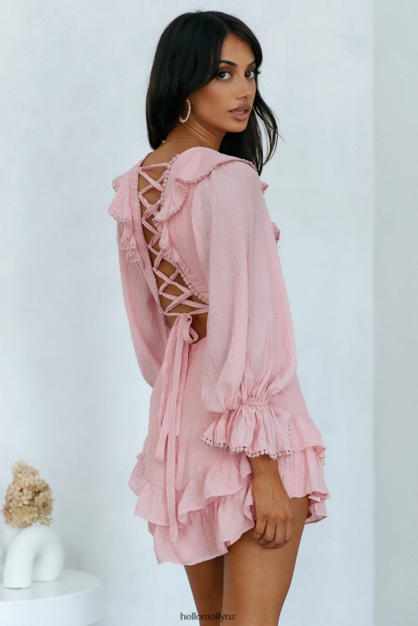 Hello Molly Want To Warn You Dress Pink PBN8861681 Clothing