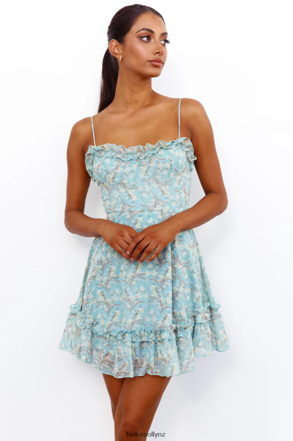 Hello Molly You Just Know Dress Sage PBN8863200 Clothing