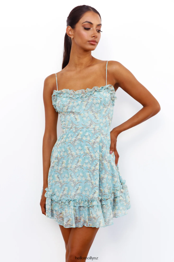 Hello Molly You Just Know Dress Sage PBN8863200 Clothing