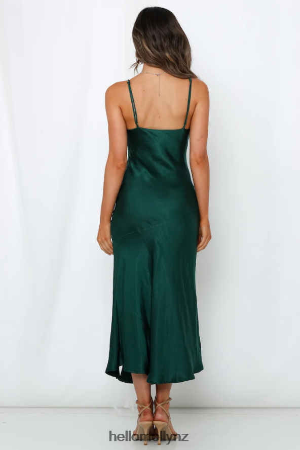 Hello Molly Asking For A Friend Midi Dress Forest Green PBN8867444 Clothing