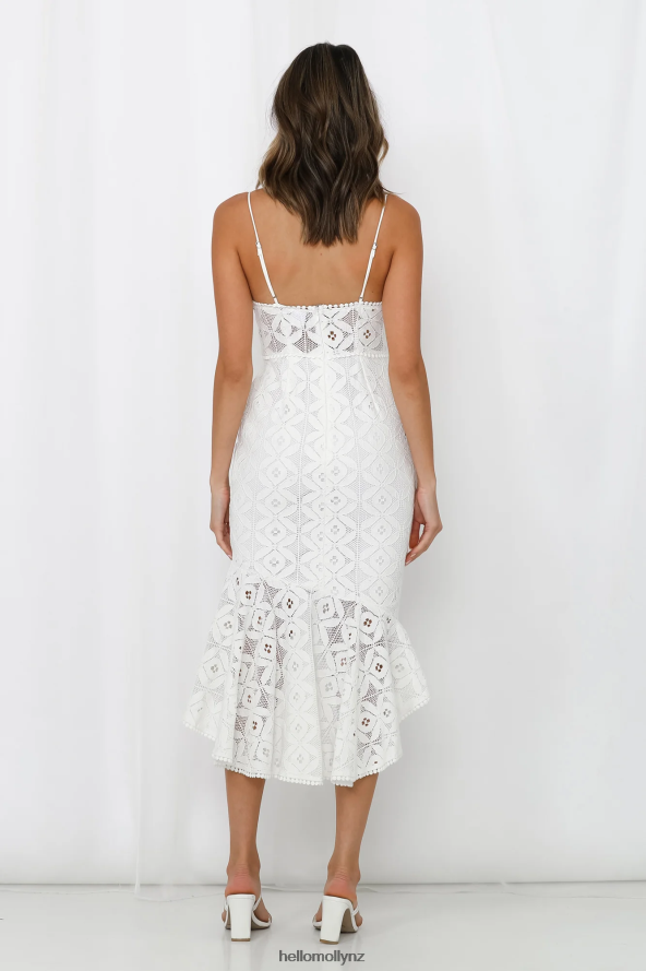 Hello Molly Back In The Habit Midi Dress White PBN8867364 Clothing