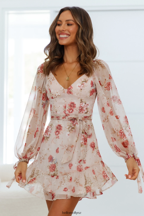Hello Molly Bouquet For You Dress Beige PBN8867313 Clothing