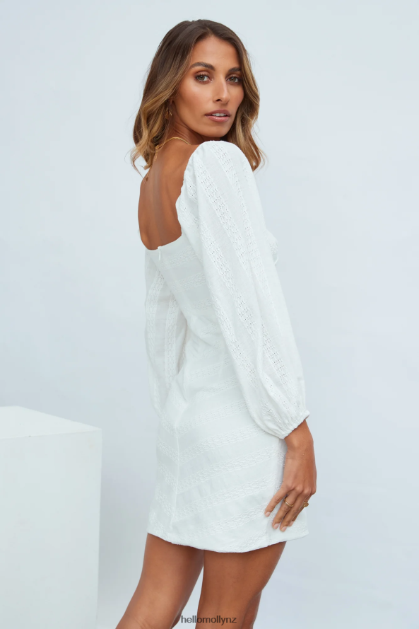 Hello Molly Feeling Smitten Dress White PBN8867595 Clothing