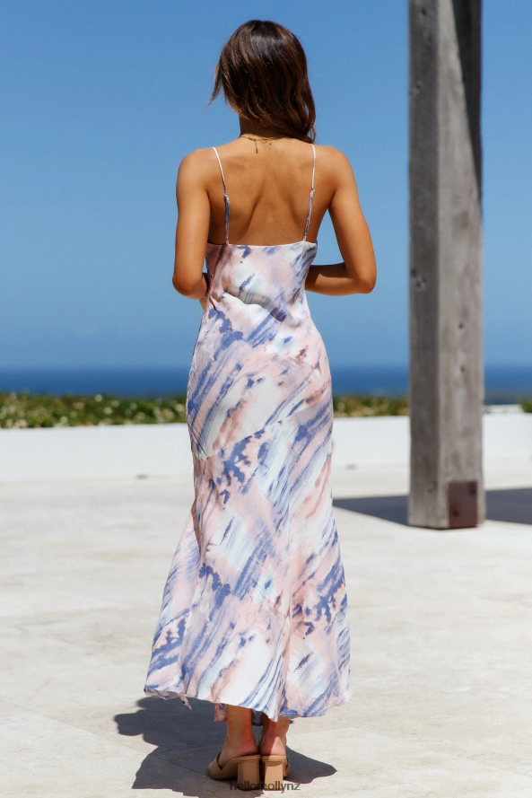 Hello Molly Full Time Glam Girl Midi Dress Blue PBN8867100 Clothing