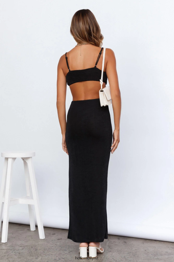 Hello Molly Inner Diva Midi Dress Black PBN8867644 Clothing