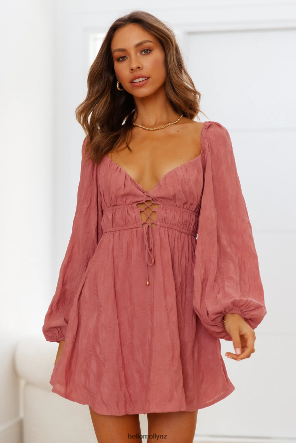 Hello Molly Journey Starts Now Dress Rose PBN8867462 Clothing