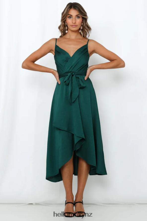 Hello Molly Like A Prayer Midi Dress Teal PBN8867428 Clothing