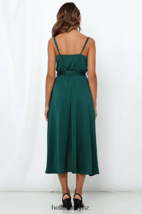 Hello Molly Like A Prayer Midi Dress Teal PBN8867428 Clothing