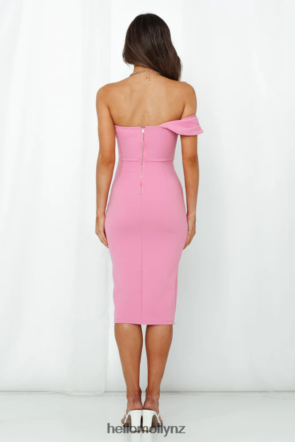 Hello Molly Limelight Lover Midi Dress Hot Pink PBN8867489 Clothing