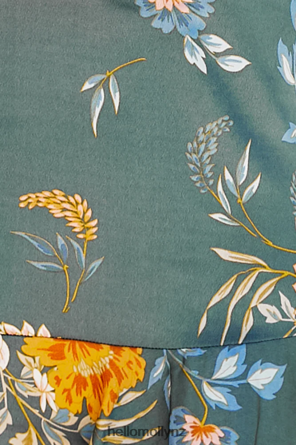 Hello Molly Love This Way Again Dress Teal PBN8867641 Clothing