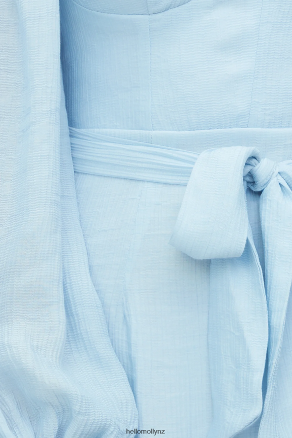 Hello Molly Macey Dress Steel Blue PBN8867586 Clothing