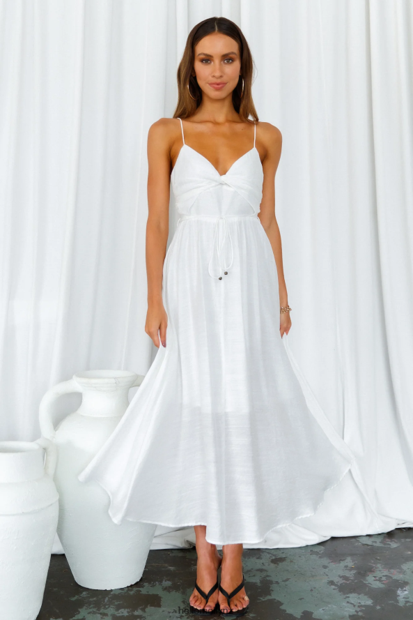 Hello Molly Our Next Brunch Midi Dress White PBN8867622 Clothing