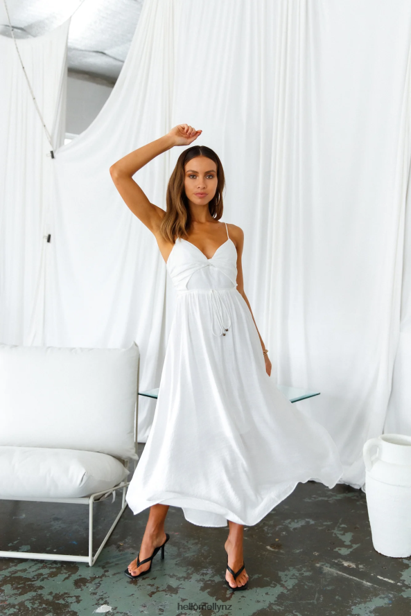 Hello Molly Our Next Brunch Midi Dress White PBN8867622 Clothing
