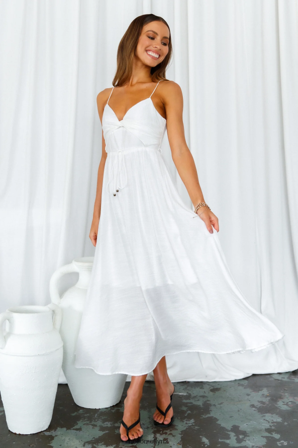 Hello Molly Our Next Brunch Midi Dress White PBN8867622 Clothing