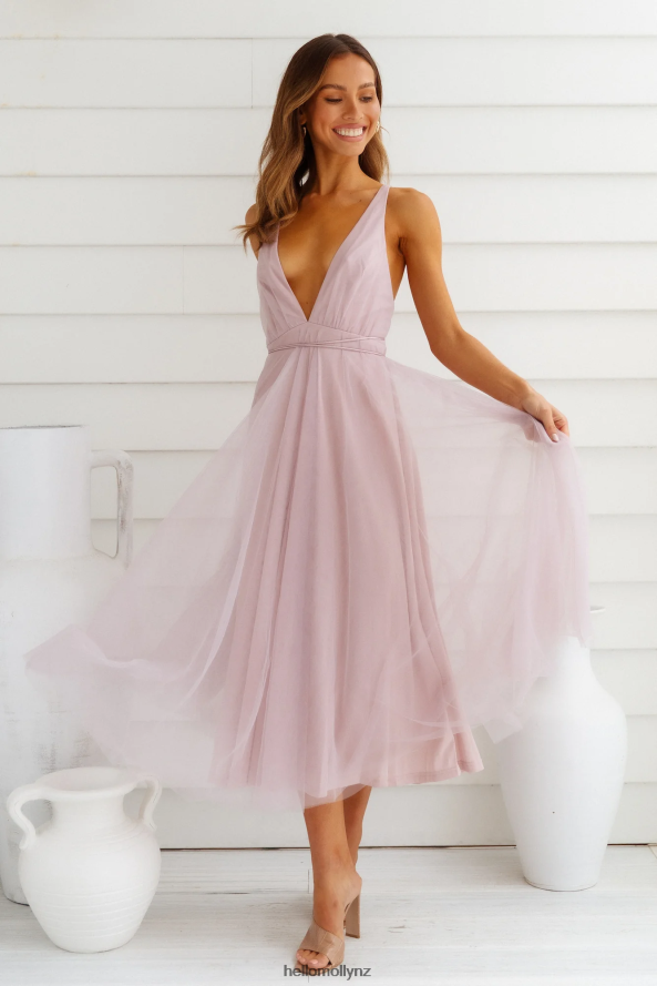 Hello Molly Summer Cinderella Midi Dress Lilac PBN8867298 Clothing