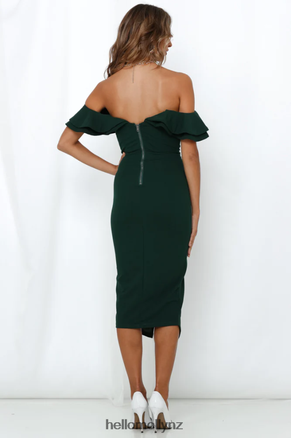 Hello Molly Tokyo Rose Midi Dress Green PBN8867121 Clothing