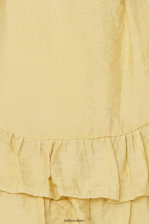 Hello Molly Want To Warn You Dress Yellow PBN8867556 Clothing