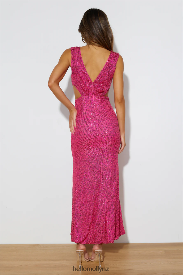 Hello Molly Love Me Sequin Maxi Dress Pink PBN8866447 Clothing