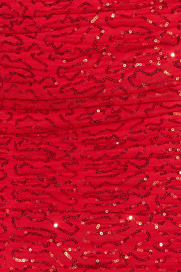 Hello Molly Princess Sparkle Sequin Maxi Dress Red PBN8866261 Clothing