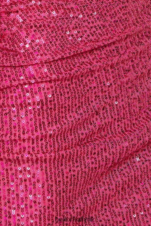 Hello Molly Secrets Of Mine Sequin Dress Hot Pink PBN8861605 Clothing