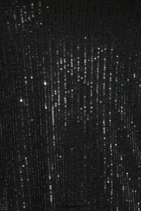 Hello Molly Sparkle On Time Sequin Maxi Dress Black PBN8865968 Clothing